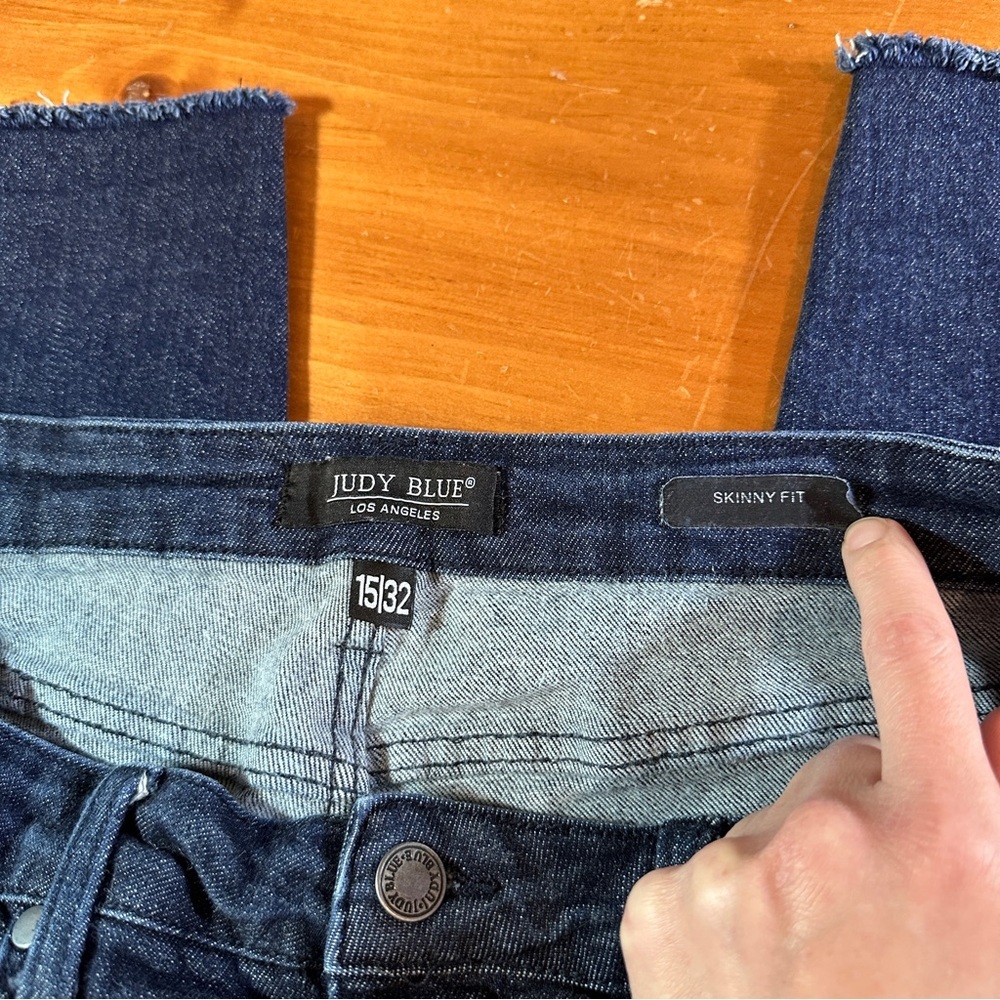 Judy Blue Women's Dark Wash Skinny Fit Jeans - Size 15/32 - Picture 9 of 11